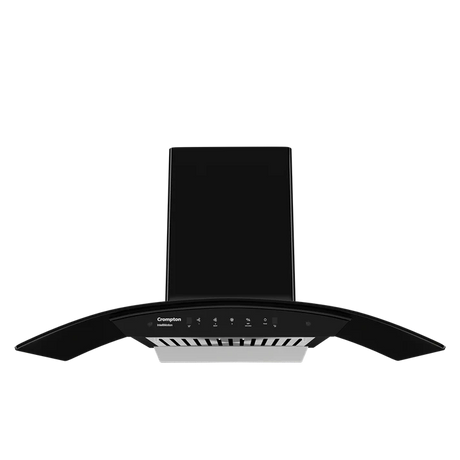 Crompton 90 cm Wall Mounted Chimney IntelliMotion CHD-IMC90BFA-MBL