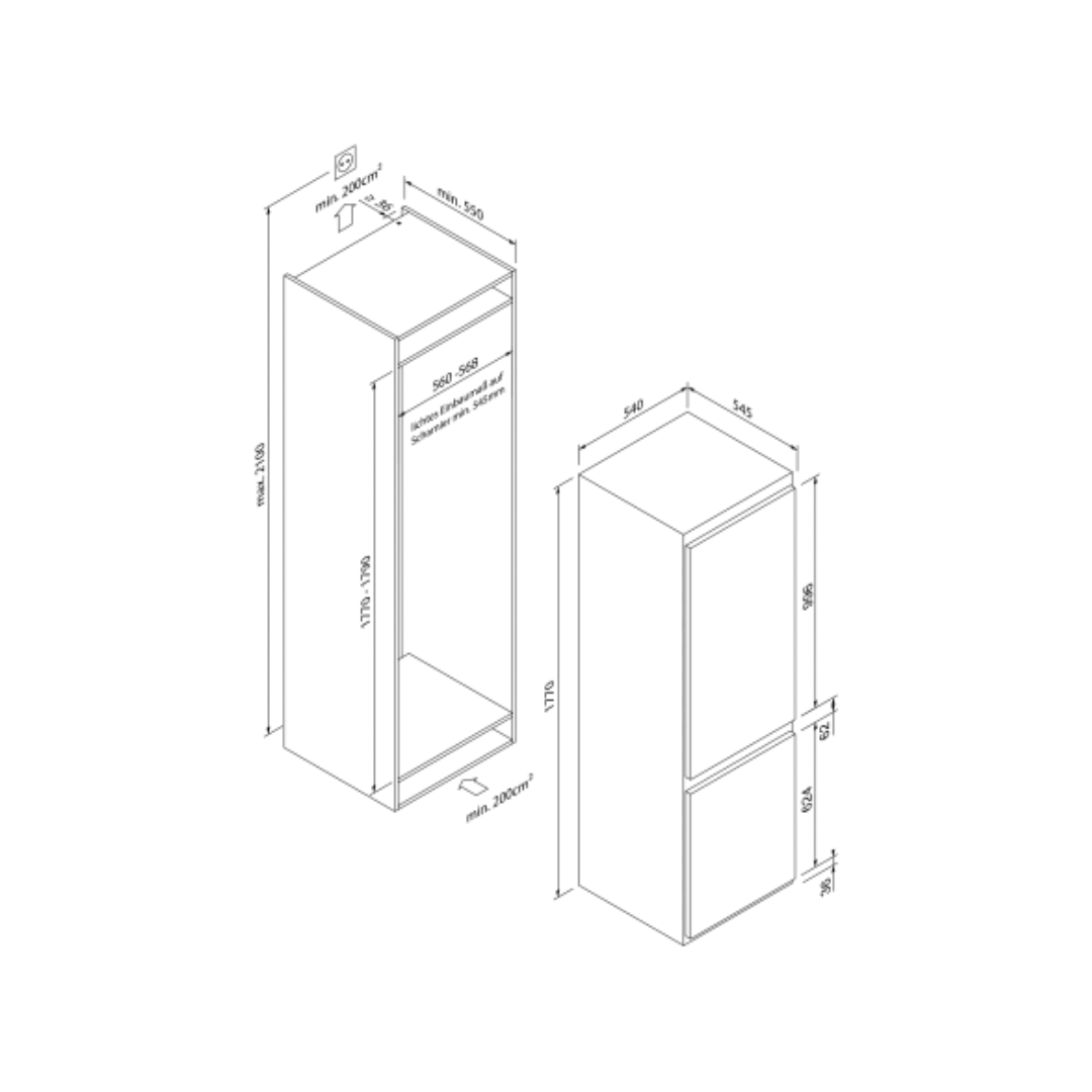 Blaupunkt By Hettich 5CB 288FE1