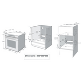 Hafele ORB 72 BIO Built In Oven 538.61.471