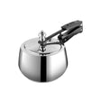 Vinod 3 Litre Europa Pressure Cooker 18/8 Stainless Steel Handi Shape Inner Lid, Induction - Friendly