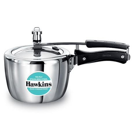 Hawkins Tri Ply Stainless Steel 2.5 Pressure Cooker (HSST25)