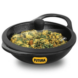 Hawkins Futura Cast Iron Kadhai  2 Litre with Lid (CIK20G)