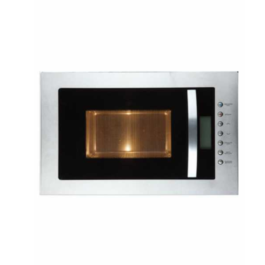 
Hafele Maria 28 60CM 28L Stainless Steel Push Button Operation Display Defrost and Auto Cook Functions Microwave with Grill Function Built-In Microwave 538.31.360