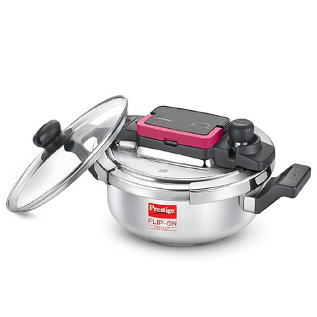 PRESTIGE 2 LITRE FLIP-ON TRI PLY SVACHH PRESSURE COOKERS (20710)