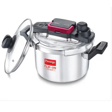 PRESTIGE 3 LITRE FLIP-ON TRI PLY SVACHH PRESSURE COOKERS (20711)