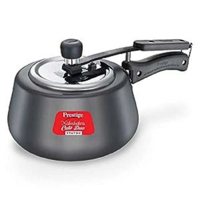 Prestige 2 Ltr Nakshatra Cute Hard Anodised Savachh Pressure Cookers (20259)