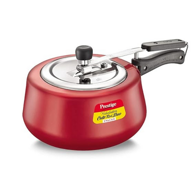 Prestige 2 Ltr Nakshatra Cute Red Duo Savachh Pressure Cookers (10764)
