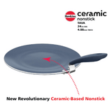 Hawkins 24 cm Ceramic Nonstick Tava, Granite Griddle ICT24