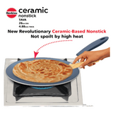 Hawkins 26 cm Ceramic Nonstick Tava, Granite Griddle ICT26