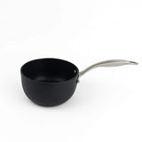 Prabha Black Eisen Cast Iron Saucepan With Steel Handle