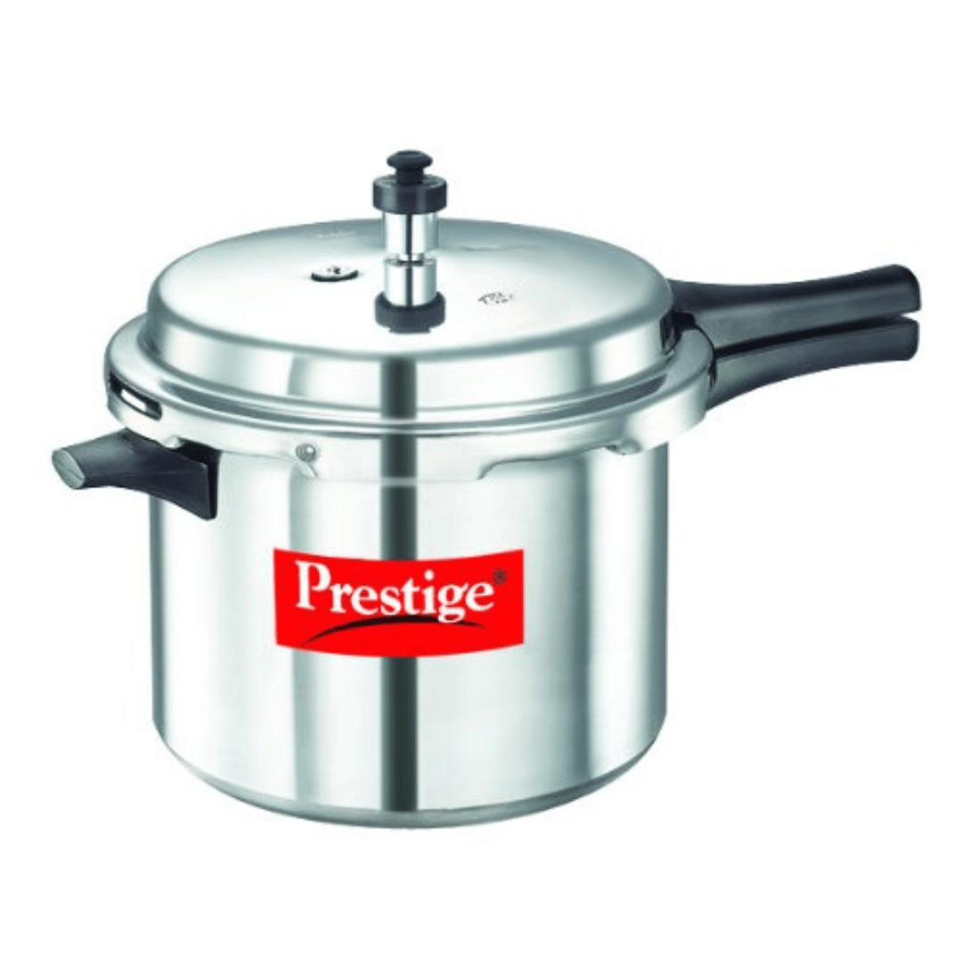 Prestige Popular Virgin Aluminium Precision Weight Valve Pressure Cooker , 6.5 Litre (10024)
 