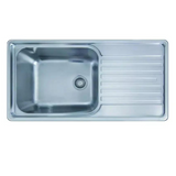 Franke RSX 611 Stainless Steel (36x18) 0.8 mm EUROPEAN SATIN FINISH Sink 101.0539.493
