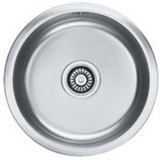 
Franke LUX 610 (440) Stainless Steel 1mm EUROPEAN SATIN FINISH  Round Single Bowl Sink 101.0253.181