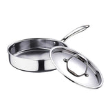 Bergner SS Tri-Ply Sautepan with Lid 26 Cm (BG 6330)