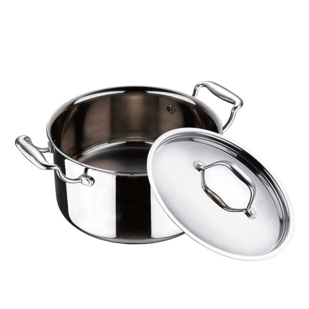 Bergner Argent Cook N Serve Pot With Lid 20 Cm ( BG-6334)