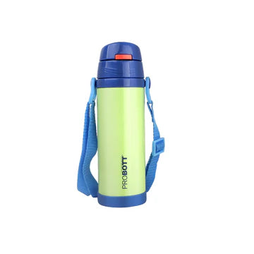 Tom 350ml Kids Vacuum Insulated Flask – Hot & Cold Stainless Steel Sipper Bottle with Straw & Strap, Pink, Leak-Proof PB 350-10