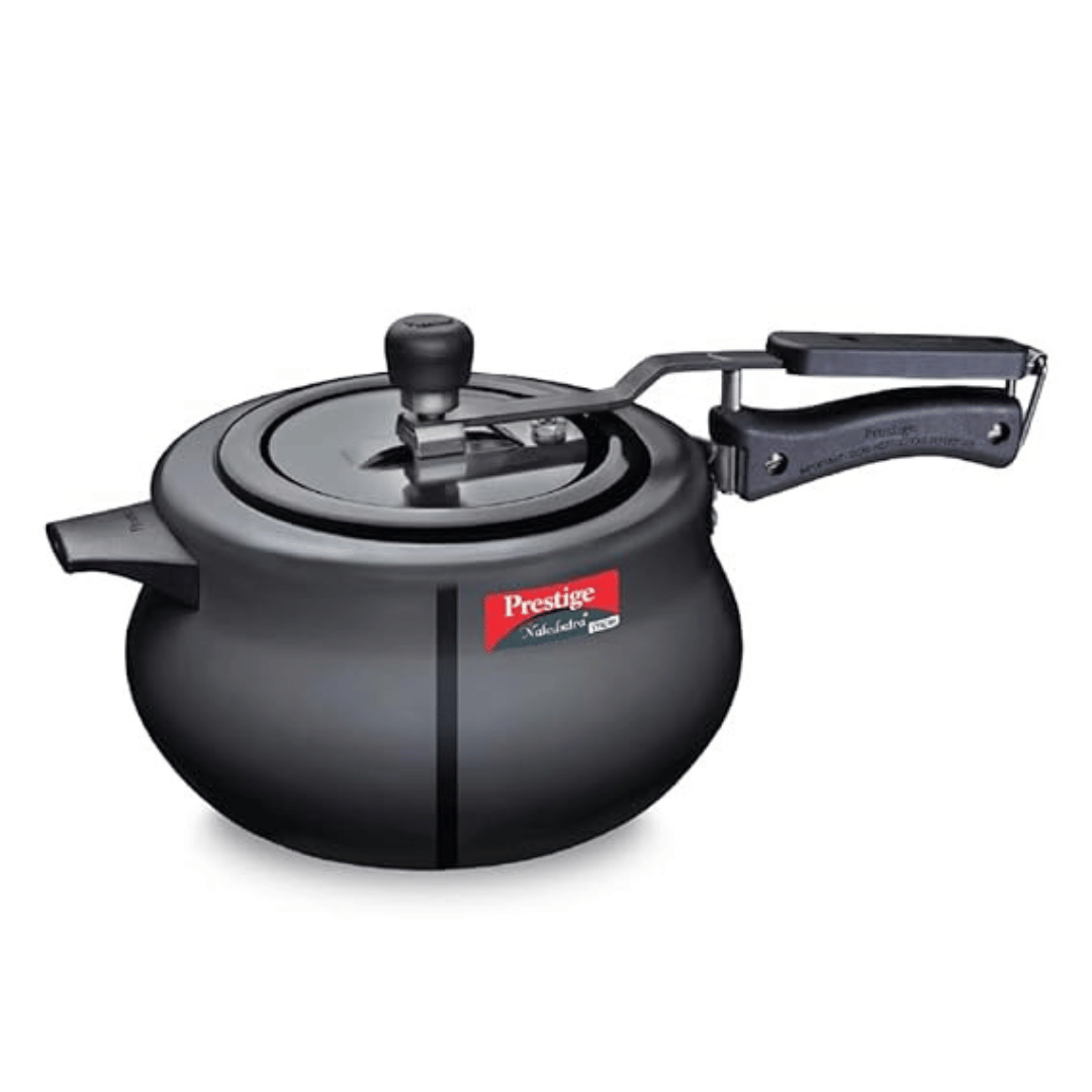 Prestige 6.5L Nakshtra Svachh Hard Anodised Spillage Control Handi Pressure Cooker (10762)