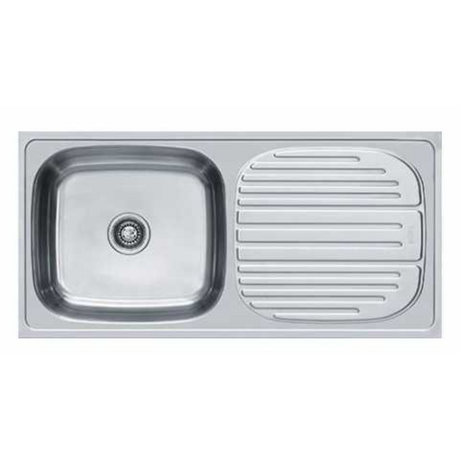 Franke 611 X GRAND (1104x504/44x20)  Stainless Steel 1mm European Satin Finish Single Bowl with Drain Board Sink 101.0153.118