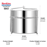 Hawkins Stainless Steel Two Dish Set Separators, Silver SDS3