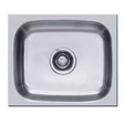 Franke 610 X TRENDY (470x400/19x16) Stainless Steel 1mm European Satin Finish Single Bowl with Drain Board 101.0152.868