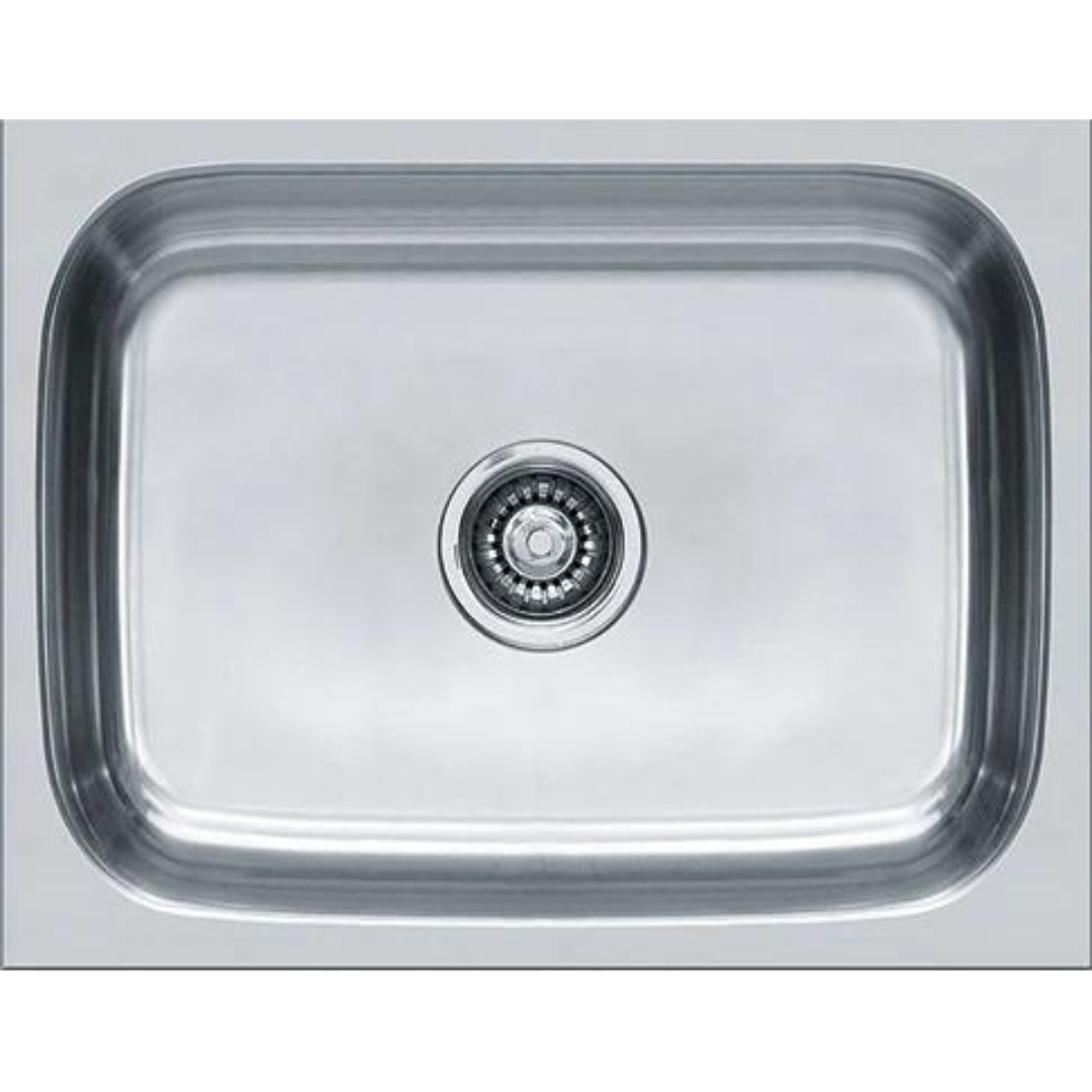 Franke 610 X GRAND (600x 468/24x18) Stainless Steel 1mm European Satin Finish Single Bowl with Drain Board Sink 101.0153.088
