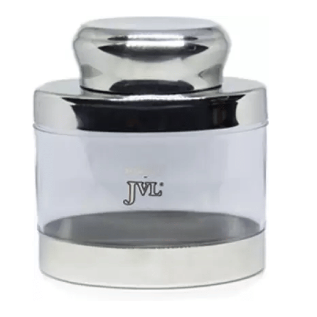 JVL Stainless Steel Air Tight Oval Canister 350ml (OVC-1)
