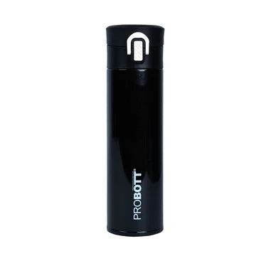 Glitter 300ml Travel Flask – Hot & Cold Vacuum Insulated Stainless Steel with Flip Top Cap, White | PB 300-05