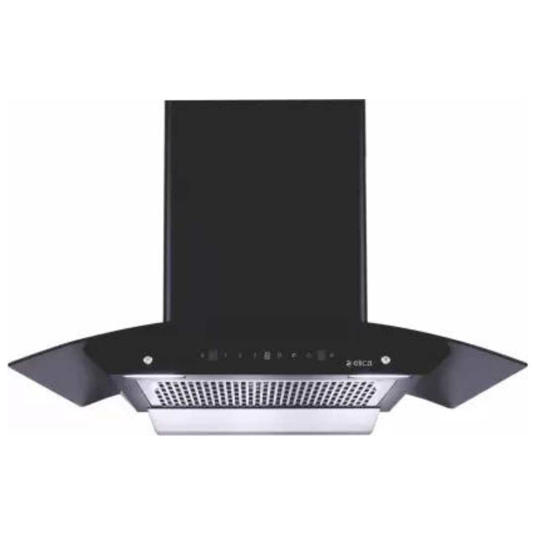 ELICA AUTO SENSE WDFL 906 HAC LTW MS NERO Auto Clean Wall Mounted Chimney (Black 1200 CMH)