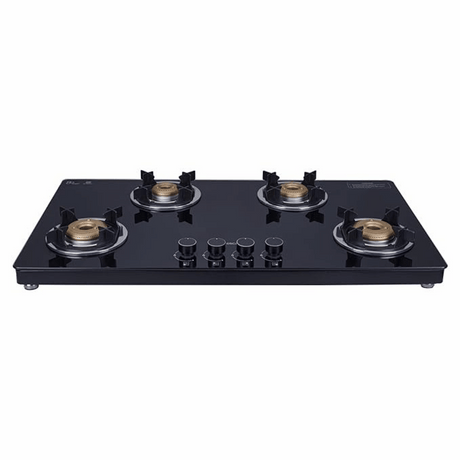 Elica 904 CT VETRO 2J (TKN CROWN DT AI)  Slimmest 4 Burner Auto Ignition