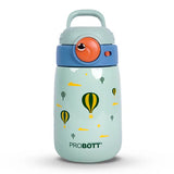 Cool Kid 360ml Hot & Cold Sipper Bottle with Straw & Handle for Kids, Pink | Stainless Steel Vacuum Insulated, Leak-Proof | PB 360-02