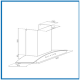 Glen CH 6080 BL MS AC 60cm Auto Clean