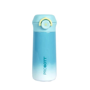 Swiss 350ml Stainless Steel Double Wall Vacuum Flask for Kids (3-5 Yrs) – Hot & Cold Water Bottle, Green | PB 350-09