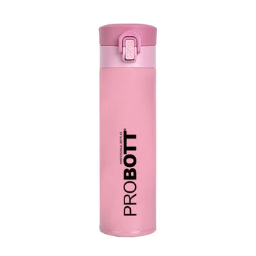 Glitter 300ml Travel Flask – Hot & Cold Vacuum Insulated Stainless Steel with Flip Top Cap, White | PB 300-05
