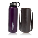 Hulk 1100ml Stainless Steel Water Bottle, Vacuum Insulated Flask | Hot & Cold | Leak-Proof | Beige | PB 1100-02