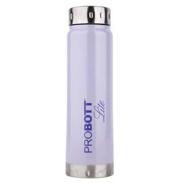 Probott lite freeze single walled stainless steel water bottle 1000ml - light purple pl 1000-01