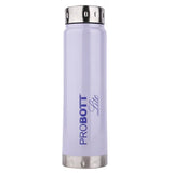 Probott lite freeze single walled stainless steel water bottle 1000ml - light purple pl 1000-01