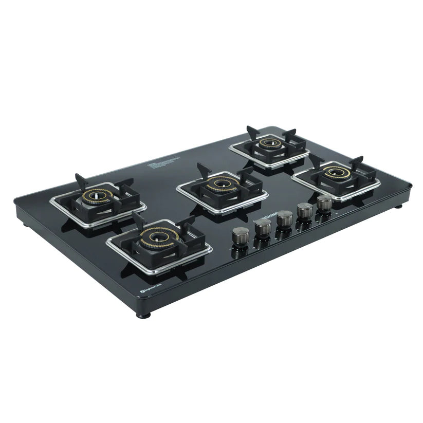 Shine Five Burner Gas Stove/Hob Top Auto Ignition