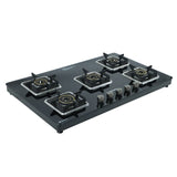 Shine Five Burner Gas Stove/Hob Top Auto Ignition
