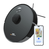 LVac Voice Pro Robotic Vacuum Cleaner & Mop with Wi-Fi Connectivity (Smart Voice Control, Black)