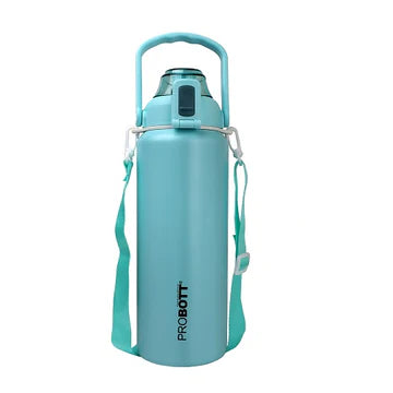 Mount 1500ml Stainless Steel Hot and Cold Water Bottle, Vacuum Insulated Flask, Black | PB 1500-04