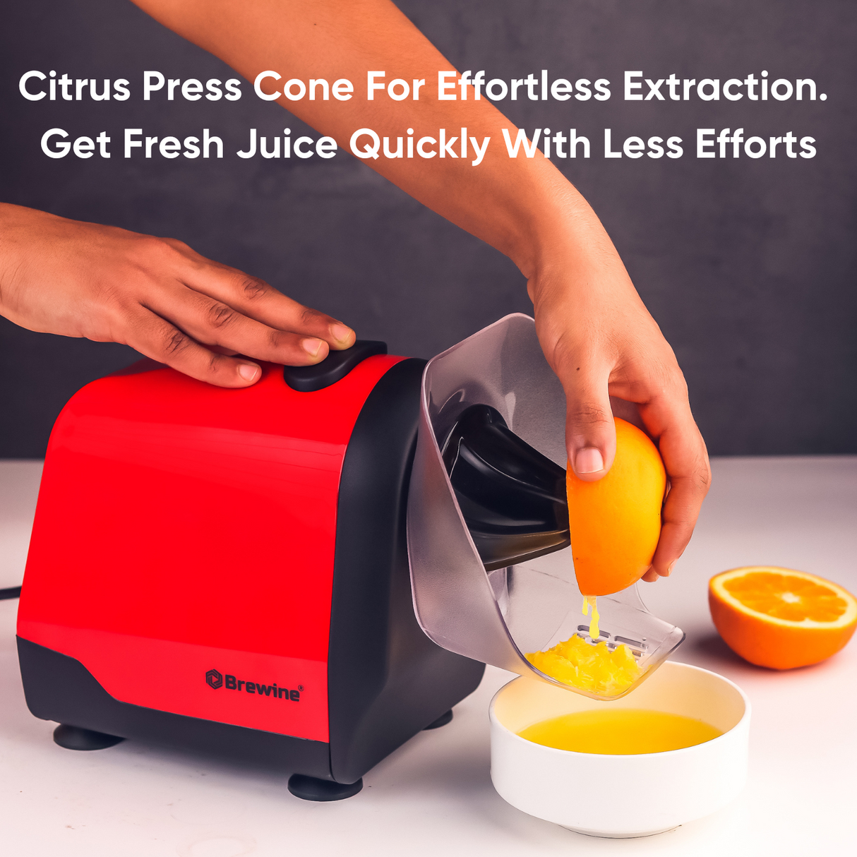 Brewine Coconut Scraper & Citrus Press 2-in-1 ABS Body