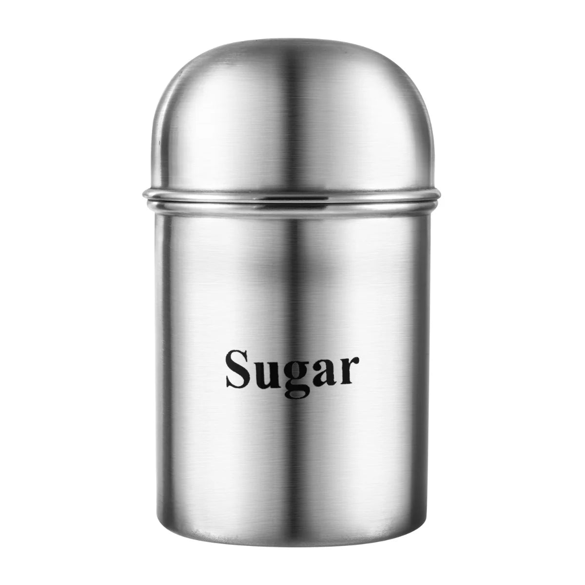 High Dome Stainless Steel Tea Sugar Containers Set of 2 - 350ml