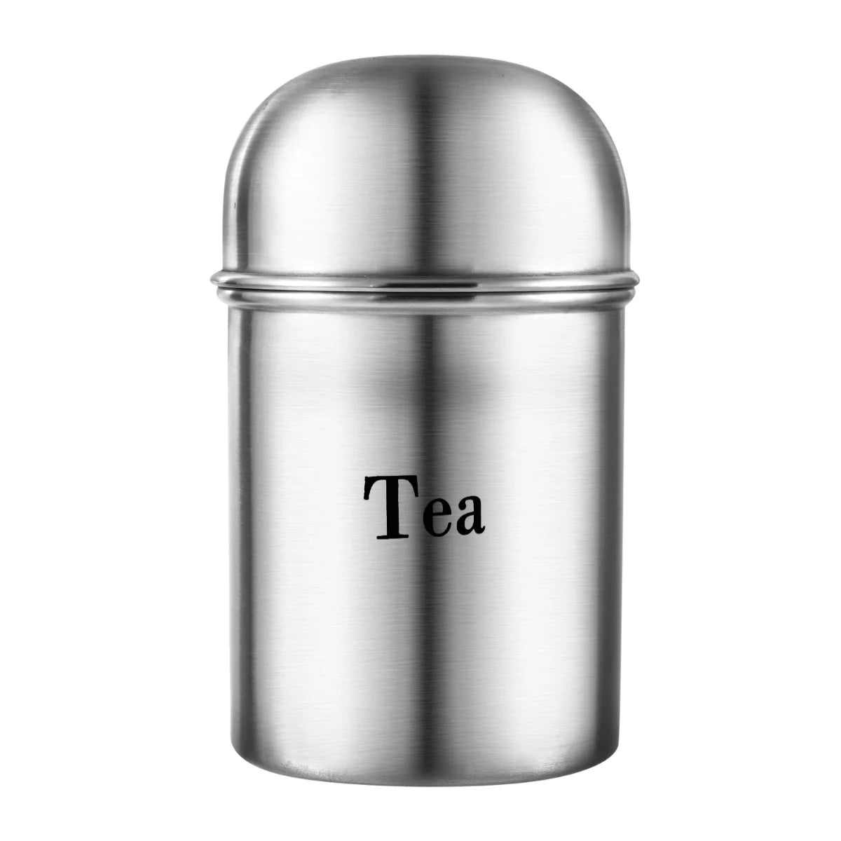 High Dome Stainless Steel Tea Sugar Containers Set of 2 - 350ml