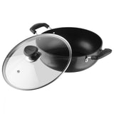 Vinod Hanos Non-Stick Deep Kadai With Lid 4.1 Ltr