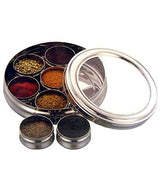 Horizon See Through Stainless Steel Spice Box (Masala Dabba), 1000 Ml, 1 Piece, Silver