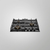 KAFF MFBX 603 Built-in Hob Full Brass 3 Burners Flame Failure Device Square Drip Tray