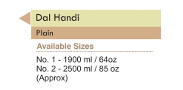Dal Handi With Lid
