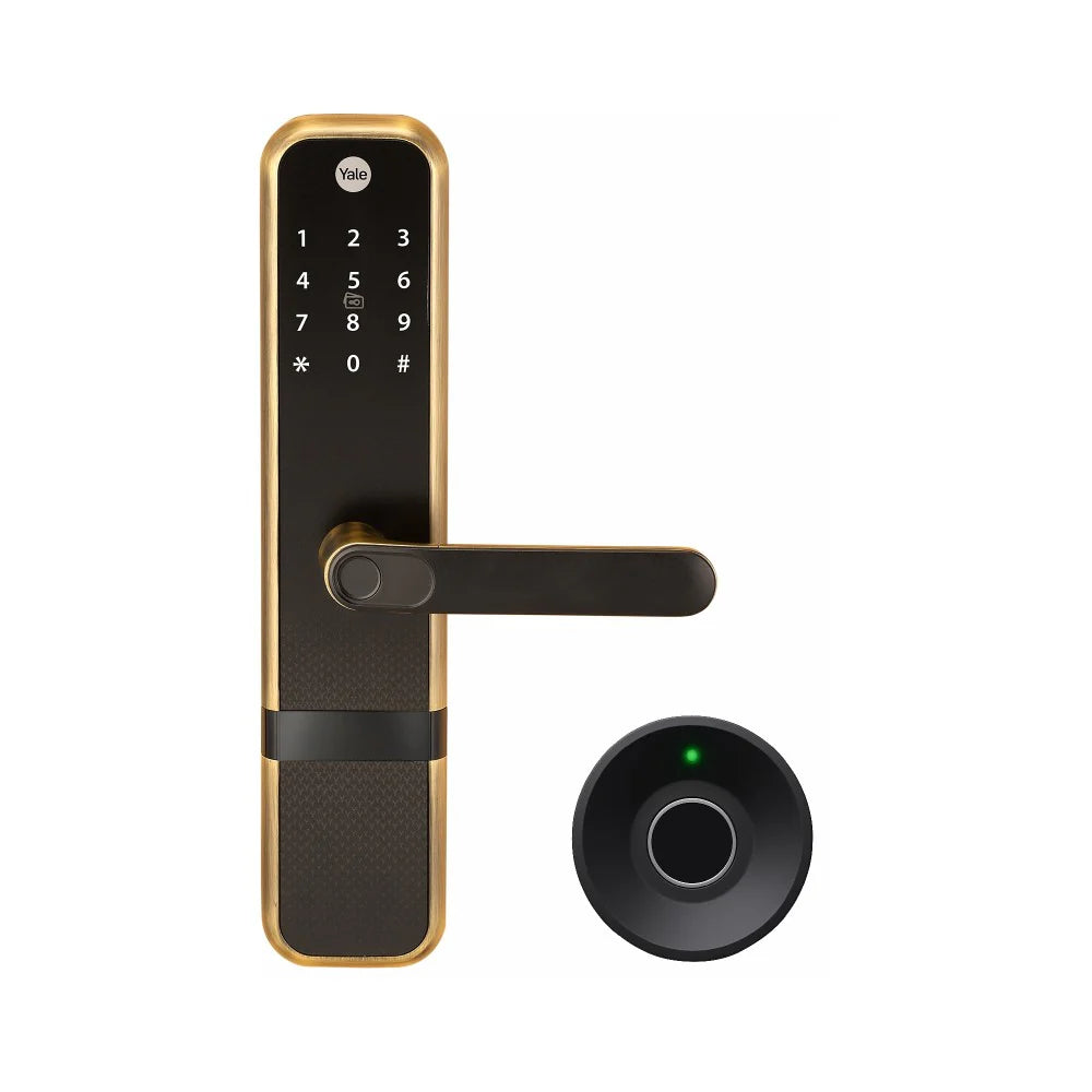 Zuri Smart Lock (Antique Bronze) with YWLOL Digital Wardrobe Lock