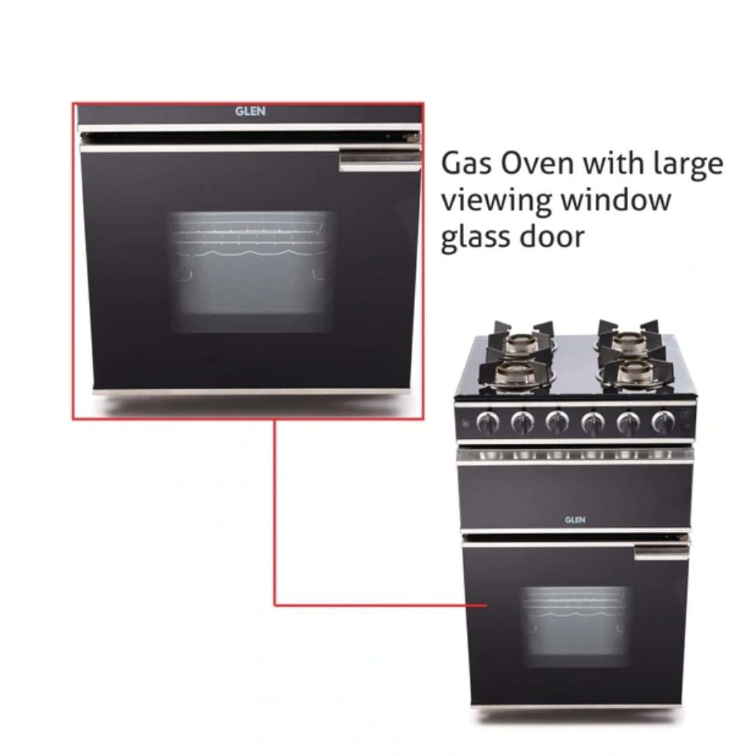  Gas Oven Rotiseerie Double Ring Forged Brass Burners Auto Ignition