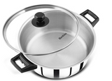 Hawkins Cook n Serve Casserole 3 Litre with Glass lid (SSCB30G)